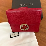 Gucci 紅色銀包