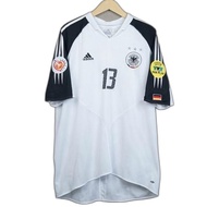 Ballack #13 Germany Home Euro 2004 Timnas Jerman German SS Official Merchandise Resmi Original Authe