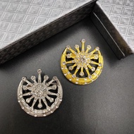 Kerongsang Brooch Dokoh Songkok Pin Bulan Bintang Muslimin