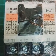 Fuji Electric Contactor Magnetic Contactor SC-03 110V 1NC