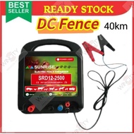 WSS SUNRINSE DC 12V Fence 40km DC ELECTRIC FENCE ENERGIZER