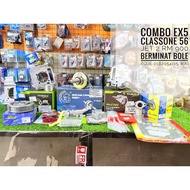 🔥COMBO EX5/DREAM/W100/MR1/KRISS100 56mm CRANKSHAFT W125 JET 2 CASKET SEKEPING [READYSTOK]