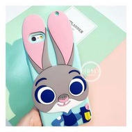 disney迪士尼動物方程式 兔子茱蒂 立體矽膠軟殼手機殼iPhone6/plus