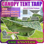 Flysheet Waterproof Groundsheet Khemah Canvas Camping Tarp Tent Alas Tent Floor Sheet Tent Awning Bu