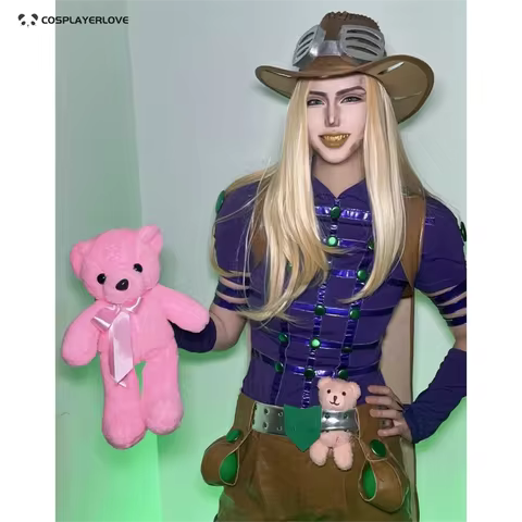 Steel Ball Run Gyro Zeppeli Headwaer Halloween Cosplay Costume Outfit