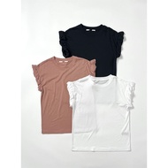 European-American Style Lyocell Cotton Blend Short Sleeve T-Shirt for Women - XS-XL Sizes