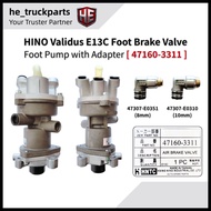 TAIWAN HNTC 47160-3311 HINO 700 E13C VALIDUS INJAP BREK KAKI FOOT PUMP / FOOT BRAKE VALVE / FOOT VAL