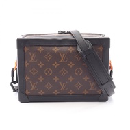 【二手】LOUIS VUITTONSoft Trunk 男士單肩包，Monogram Solar Ray 圖案，M44478，PVC 塗層帆布，皮革材質