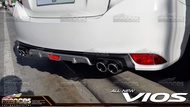 Toyota Vios 2013-2017 Silver Black REAR DIFFUSER / REAR BUMPER  ( Vios Accessories )