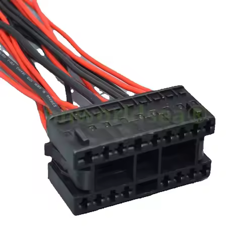 shhworldsea 17 Hole 1J0 972 999 Car Auto Headlight Cable Socket Automotive Light Lamp Plug 1J0972999