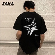 Kaos Oversize Pria   T-Shirt Cowok Distro 100% Cotton Baju Pria Keren