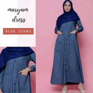 Model Gamis Ter 2021 Maryam Dress Baju Remaja Modis Super Kekinian Bah