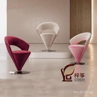 Light Designer Balcony Chair Makeup Rotating Makeup Casual Luxury Single Stool Stool High-End Chair 