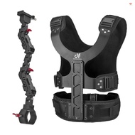 DF DIGITALFOTO THANOS Gimbal Stabilizer Supporting System with Dual-Spring Arm + Load Vest Compatible with DJI Ronin-S/ Zhiyun Crane Series/ Feiyu AK Series/ Moza Series Single Han