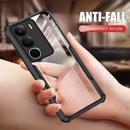 Transparent Acrylic Shockproof Armor Case For Realme C71 4G TPU Soft Frame Protection Cover On Realm