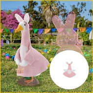 LIVI Easter Rabbit Geese Outfit Geese Clothes Porch Geese Outfit Lawn Geese Clothing for Plastic Gee