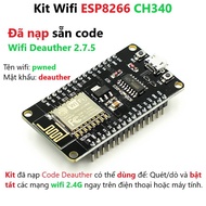 [Đã Nạp Code] Kít RF thu phát wifi ESP8266 NodeMCU Lua V3 CH340  D1 Mini ESP-12F ESP8266-01