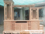 [HCM]Tủ Kệ tivi phòng khách 2 tầng  gỗ tự nhiên MS81