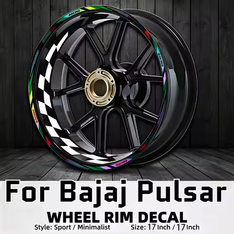 For Bajaj Pulsar NS 400 180 200 125 150 N160 250 220F Motorcycle Wheel Sticker Rim Decal Stripe Tape