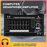 P2-plus 5V Desktop Headphone Equalizer & Amplifier - 7 Bands 63Hz-10KHz EQ Adjustment for PC HiFi