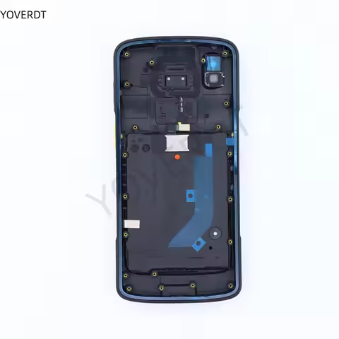 Back Cover Housing (2 Pins) Integrated Module For Zebra TC22 TC27 Black Color Including Scan Lens an