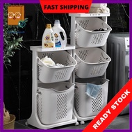 2/3 Tier Laundry Basket Bathroom Storage Basket 0135/0136/0210
