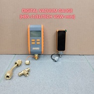 REFRIGERATION DIGITAL VACUUM GAUGE 1/4" SAE PORT [HBS-J1/Elitech VGW-mini] WIRELESS ACCURATE METER T