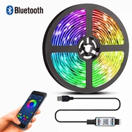 AXUS USB LED Strip Lights DC 5V RGB 5050 Bluetooth APP Control Flexible TV Backlight Decoration Ribb