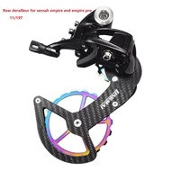 SENSAH OSPW System rear derailleur For 11/12S empire pro Speed LONG Cage (Max. 36 Teeth ) Oversized Pulley Wheel Ceramic