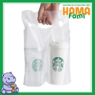 Plastic bag containing 1 cup, 2 cups and T-shaped milk tea in 1kg bag