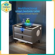 TonyRare -  Tủ đầu giường thông minh Nordic Wooden Night Stand Smart Bedside Table