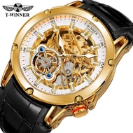 Winner Winner Mechanical Watch Men's Fashion Casual Belt Hollow Scale Automatic Mechanical Watch