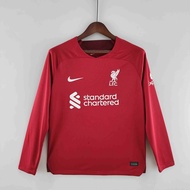 Liverpool Long Sleeve Jersey Home 22-23 Size S-2XL Men Football Jersey