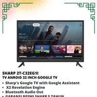 Readyy!!! Tv Led Android Sharp 2T-C32Eg1I Google Tv Sharp 32 Inch