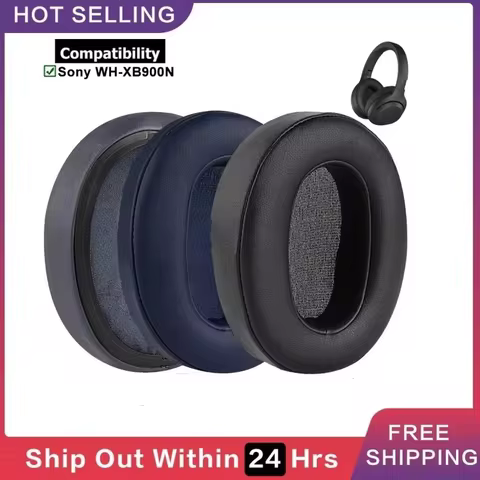 Replacement Potein Leather Earpads Ear Pad Cushion Cover Repair Parts For Sony WH-XB900 WH XB900 XB9