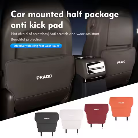 Car Seat Back Leather Kid Anti-Mud Cover Anti Kick Mat For Toyota Prado 90 120 150 J90 J120 J150 LC9