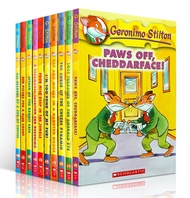 10 Books Geronimo Stilton 1-10 English Color Picture Adventure Novel Manga Comic Story Chapter Book