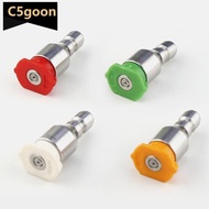 C5GOON Car Washing Pressure Washer Nozzle Tips 360 Rotatable for 1/4 Quick Connect 4000PSI Multiple 