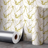 VIIY สติ๊กเกอร์วอลเปเปอร์ 1.2x2.8m หินอ่อน สติกเกอร์ติดผนัง วอลเปเปอร์หินอ่อน ติดผนังห้องครัว วอลเปเ