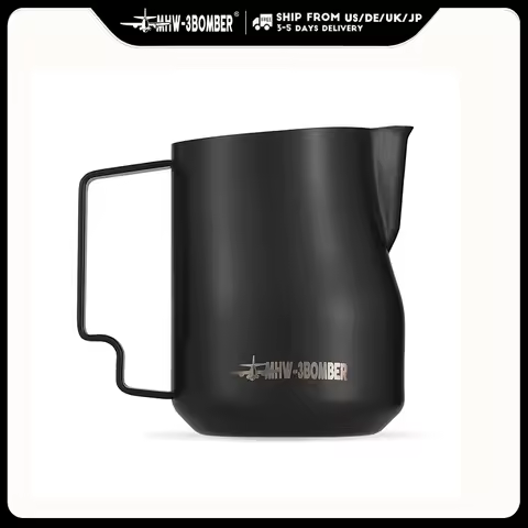 MHW-3BOMBER 350ml 450ml Turbo Milk Frothing Pitcher Steaming Pitchers Professional Milk Foam Jug Hom