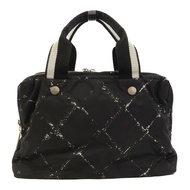 CHANEL 尼龍Travel Line Hang Bag銀扣手挽袋