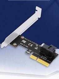 PCI-EX4轉SFF-8643擴展卡U2 SFF8639接口轉接卡NVME固態硬盤SSD--小楊哥甄選