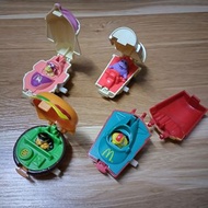 1995年麥當勞玩具 上鏈車仔：麥當勞叔叔 / 滑嘟嘟 / 小飛飛 / 漢堡神偷