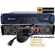 Kevler TX-400 Professional Power Amplifier with Electronic Crossover Function TX400 TX 400 tx400