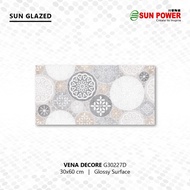 Keramik Dinding Dekoratif Glossy -  Vena Series 30x60 | Sun Power