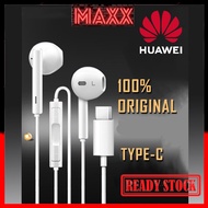HUAWEI Earphone Type C 14mm Driver with Hi-res Audio Earphone With Mic Volume Wire Control CM33