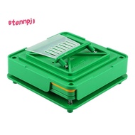 1 PCS Capsule Filling Tray 00 100 Hole Capsule Filler Manual Capsule Filler with Scraper ,Green
