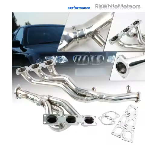 replacement Exhaust Headers for BMW M54 2000-2006: M54B22/M54B25/M54B30 E36/E46/E93/E60 320i/325i/52