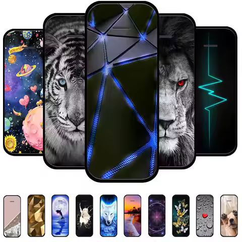 For Nokia 215 4G Cover Cool TPU Soft Black Shockproof Silicone Bumper Capas For Nokia 215 4G Nokia21