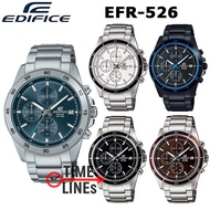 CASIO Edifice รุ่น EFR-526D ของแท้ ระบบ Chronograph นาฬิกาผู้ชาย  พร้อมกล่องและประกัน CMG 1 ปี EFR EFR526  EFR-526D-1A EFR-526D-5C EFR-526D-7A EFR-526BK-1A2